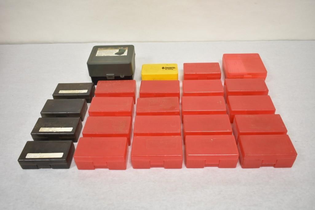 24 Assorted Plastic Ammo Boxes- Plano, Midway, and more (1 of 7)