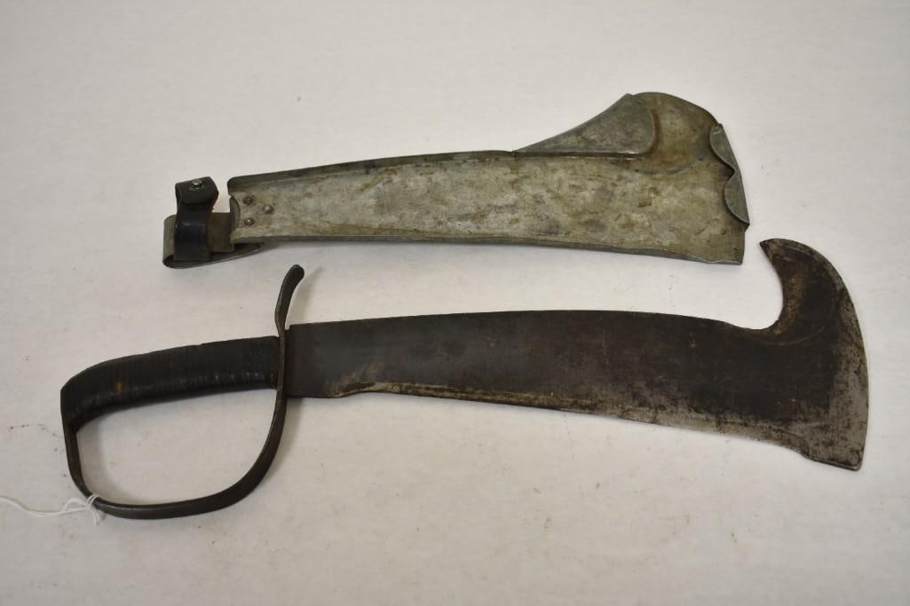 Woodsman's Pal Survival Utility Machete w Scabbard: Woodsman's Pal Survival Utility Machete w Scabbard- Victor Tool Co.