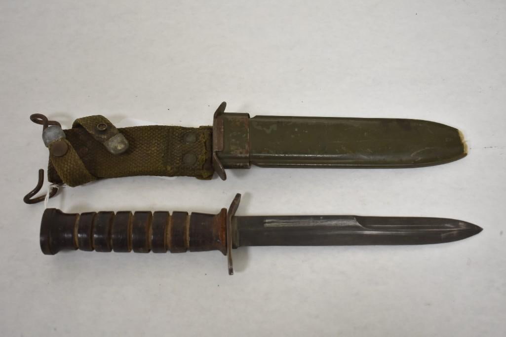 WW2 U.S. M3 Case Fighting Knife with Scabbard (1 of 15)
