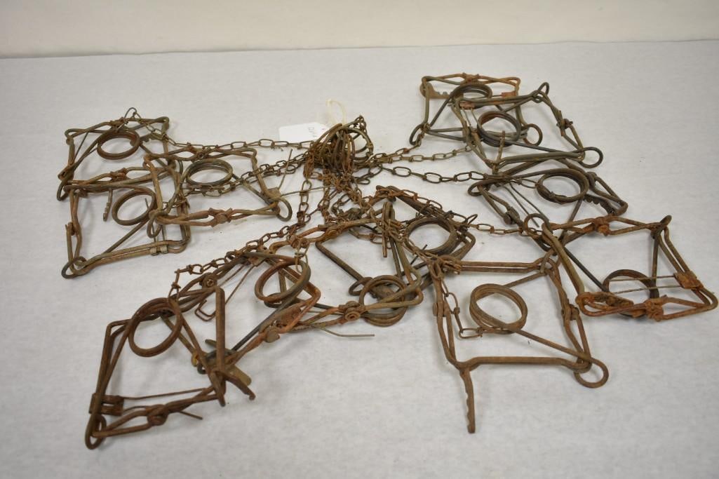12 Vintage Conibear Traps (1 of 6)