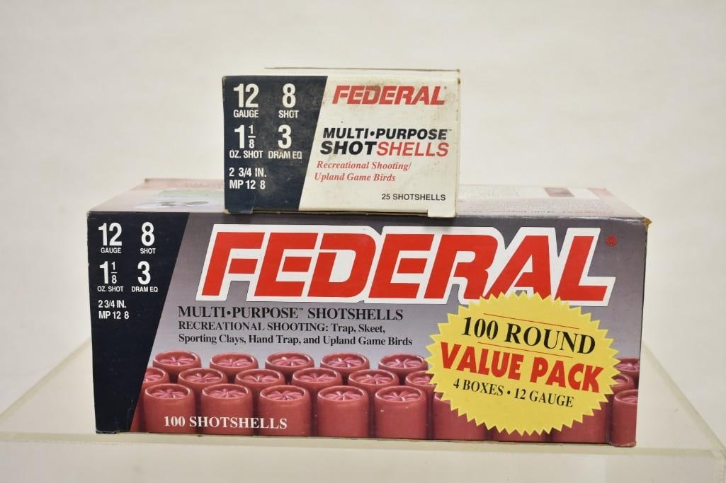 Ammo: Federal 12 ga. 125 Rounds: Ammo: Federal 12 ga. 125 Rounds