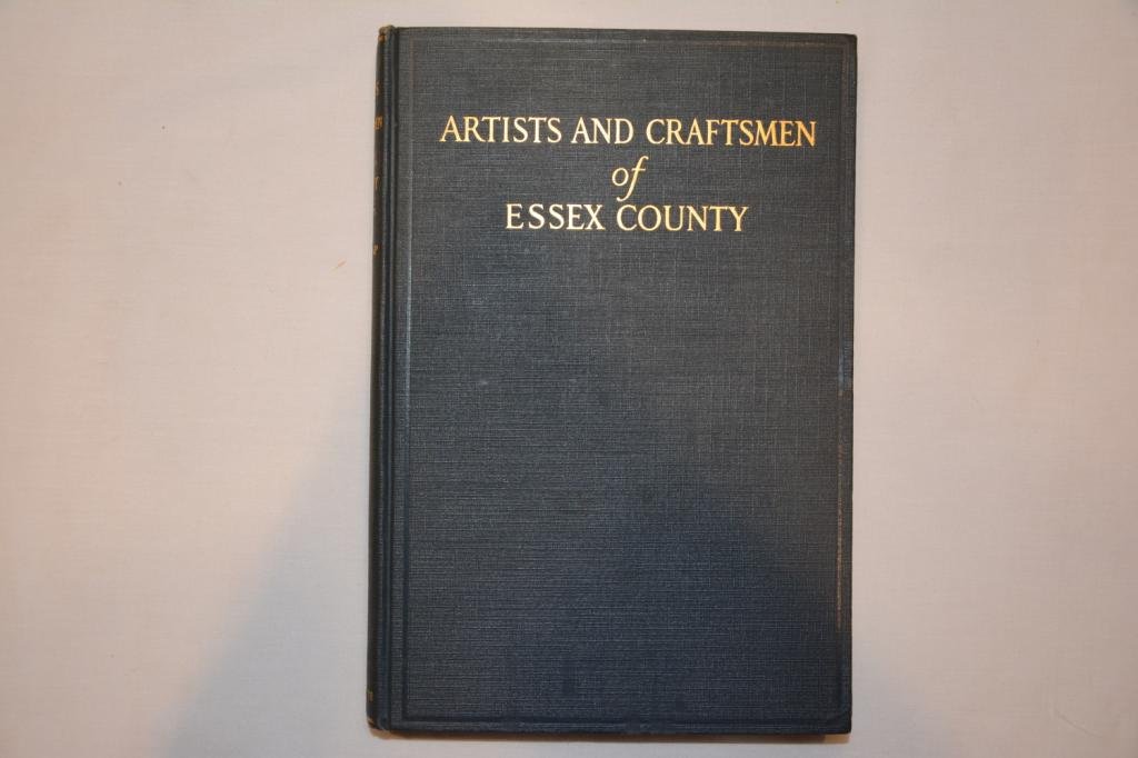 First Edition. Book by Belknap on Massachusetts: Vintage Book Titled: Artists and Craftsmen of Essex County Massachusetts. First Edition. Author: Belknap, Henry Wyckoff. Binding: Hard Cover. Publishing Place: Salem. Year: 1927. Octoavo, cloth, p. 12