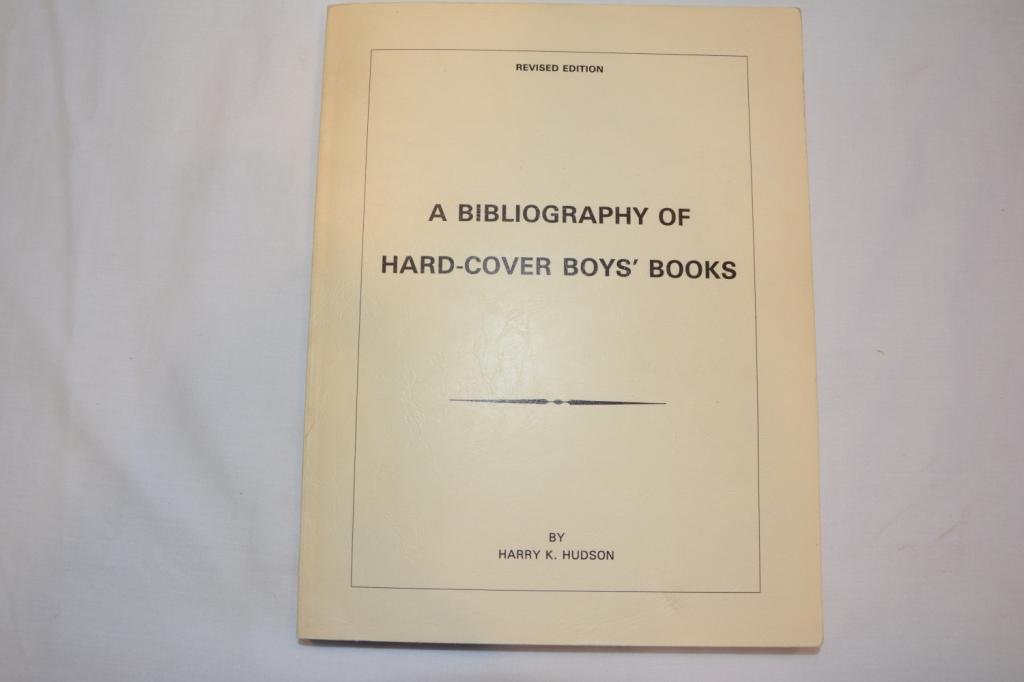 Bibliography Of Hard-Cover Series Type Boys Books: Rare Book Titled: A Bibliography Of Hard-Cover Series Type Boys Books. Revised Edition. Author: Hudson, Harry K.. Publishing Place: Tampa. Year: 1977. Privately published, very difficult to find, and 