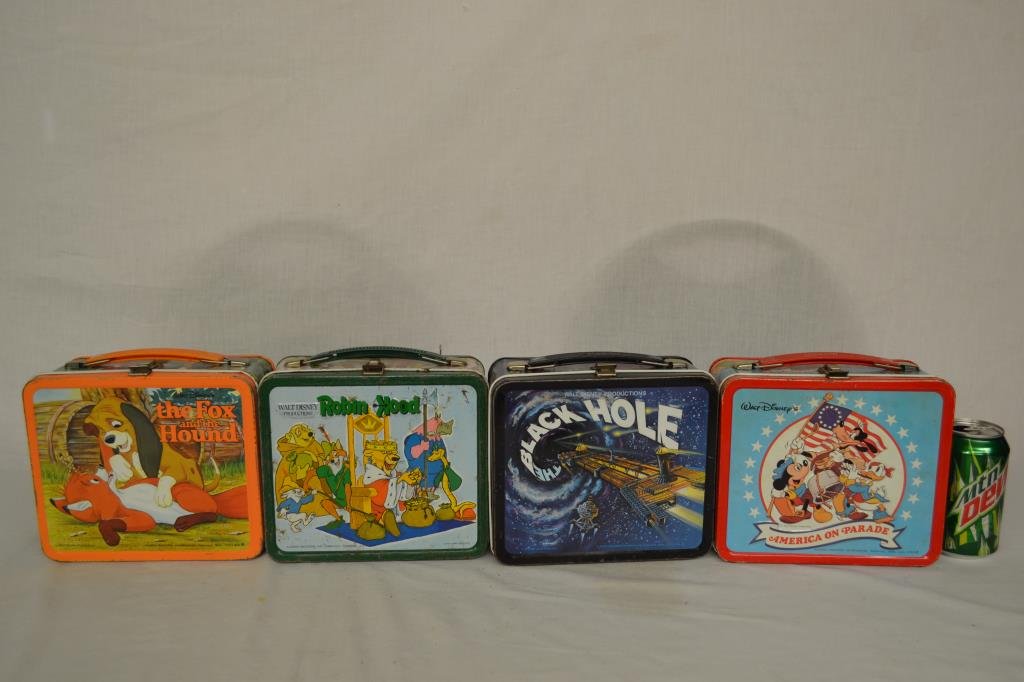 4 Vintage Metal Lunchboxes Disney (1 of 7)