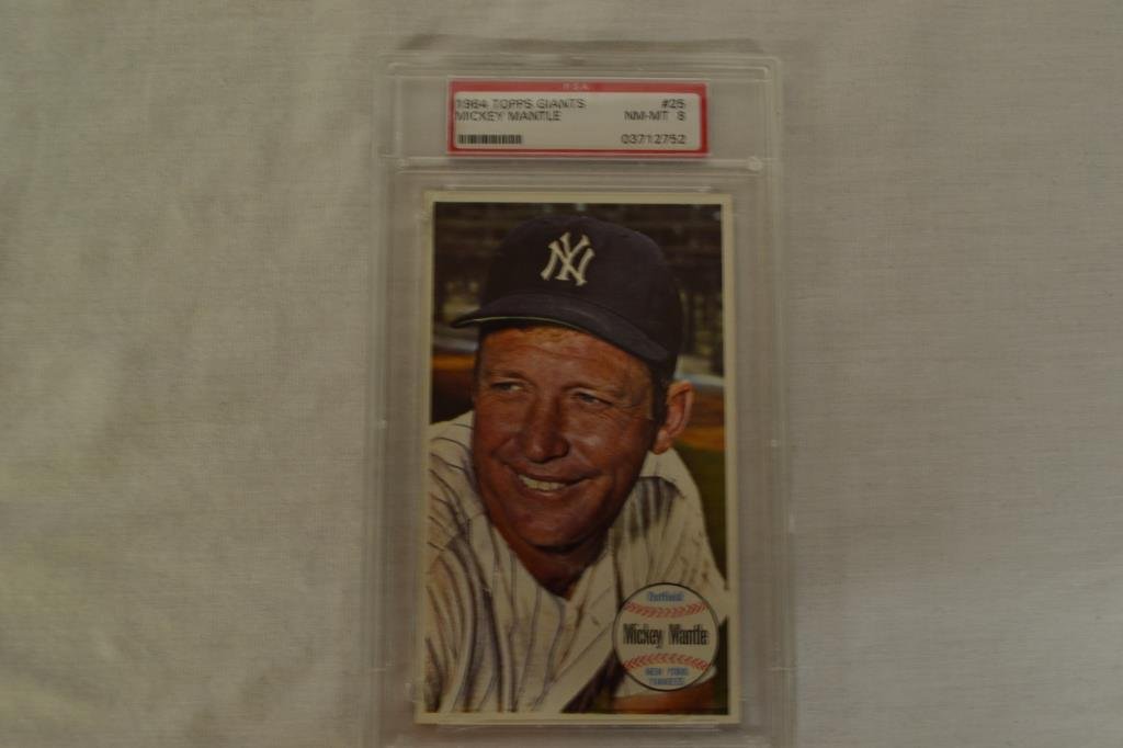 Baseball Card PSA1964 Topps Giants Mickey Mantle (1 of 4)