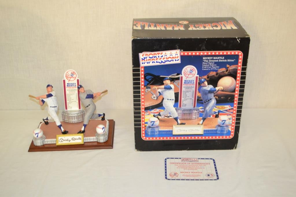 Sports Impressions Mickey Mantle Autographed Statue (1 of 10)