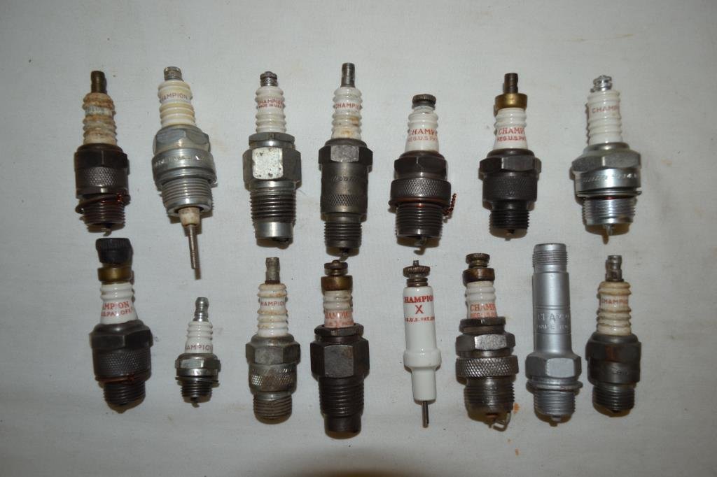15 Vintage Champion Spark Plugs
