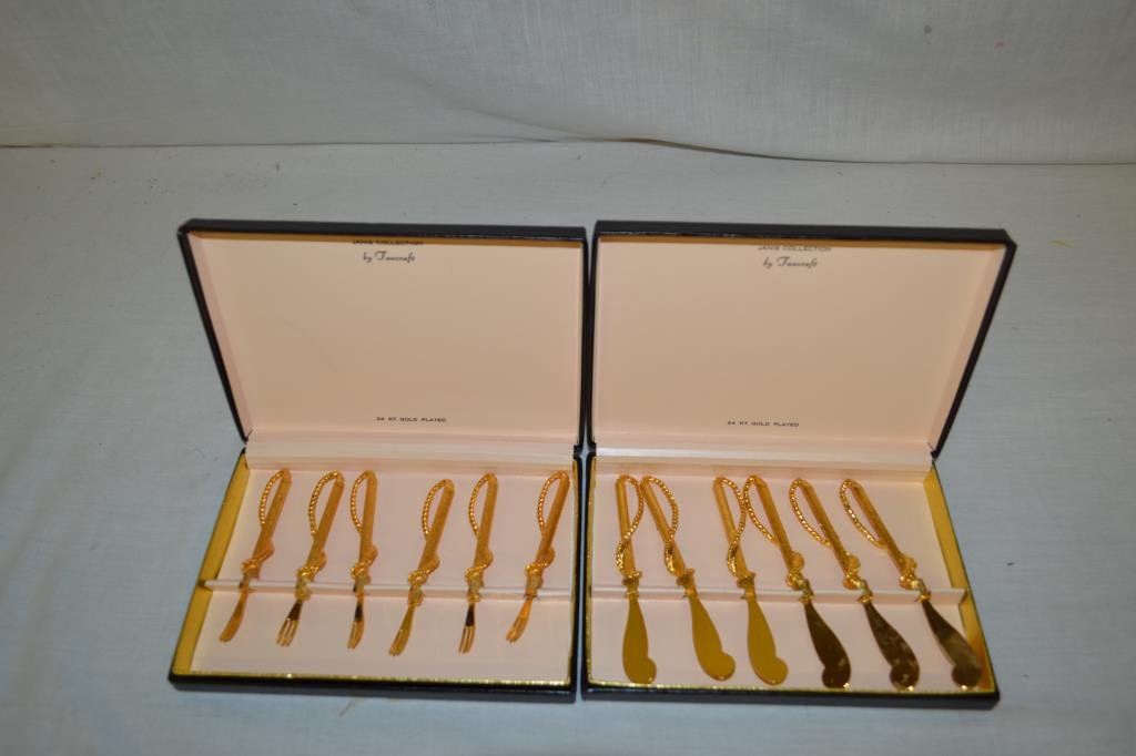 Tancraft 24k Gold Plate Cocktail Flatware (1 of 6)