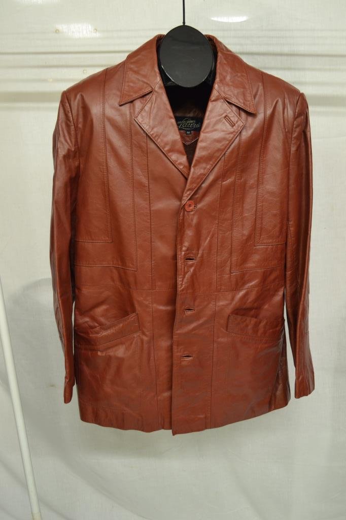 Vintage Lauro Monsieur Leather Jacket (1 of 10)
