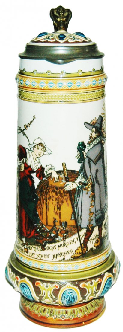 3L Cavalier & Maiden Schlitt Mettlach Stein (1 of 1)