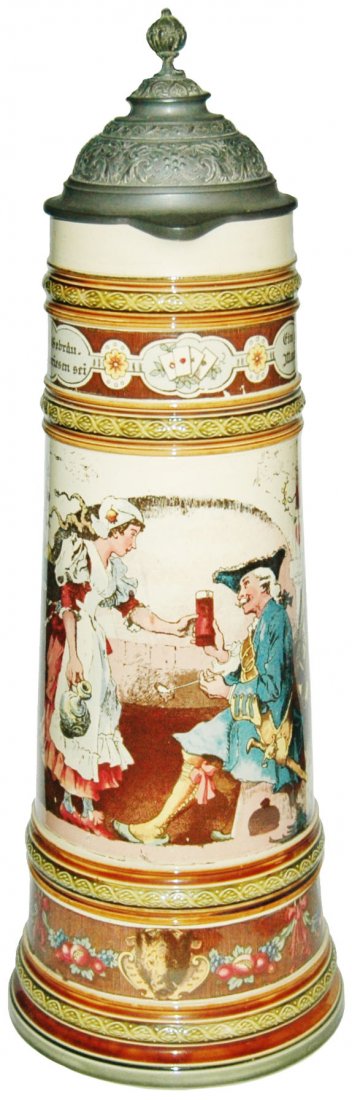 4L Drinking Cavaliers Mettlach Stein (1 of 1)