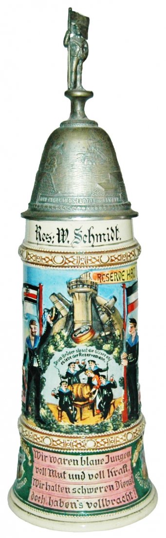 SMS Brandenburg Two ship Naval Service Stein (1 of 3)