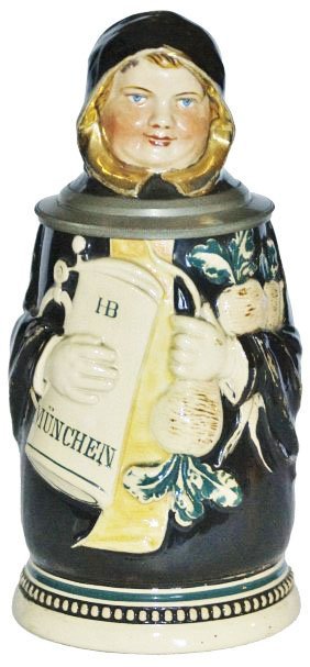 Munich Child w HB & Radishes Character Stein (1 of 1)