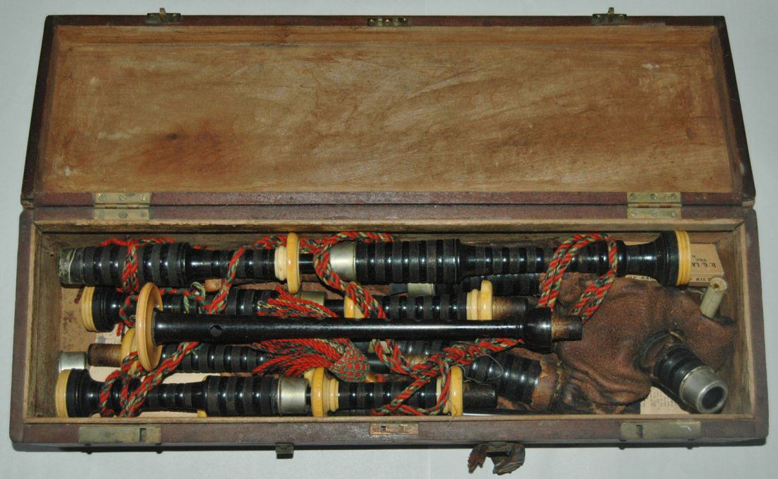 Old Bagpipe Musical Instrument (1 of 3)