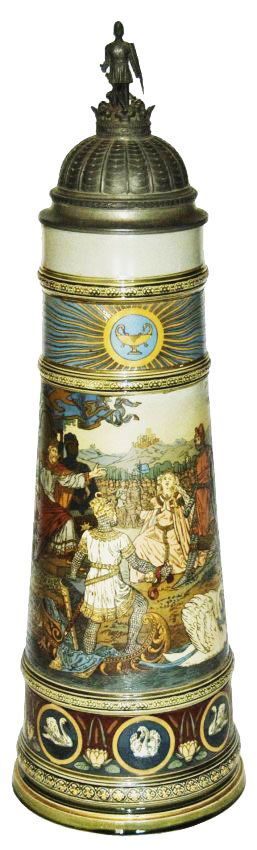 Mettlach 7L Detailed Lohengrin Scenes Stein (1 of 1)