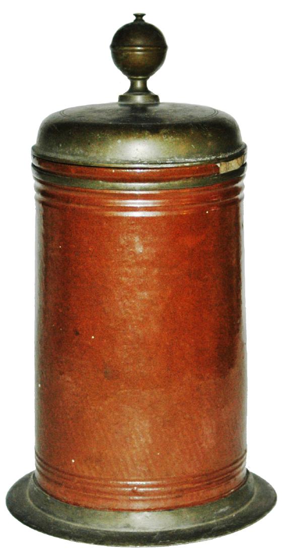 Dated 1767 Bunzlau Stoneware 1-1/4L Stein (1 of 1)