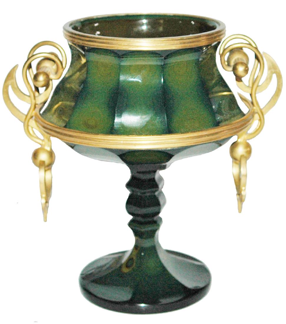 Lithyalin Glass Bowl Dore Bronze Mounts c. 1820 (1 of 1)