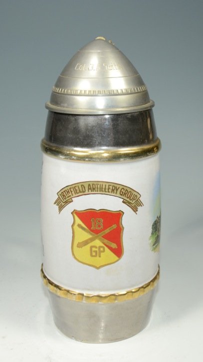 Pottery Character Cold War Artillery Shell Stein 1L. (1 of 4)