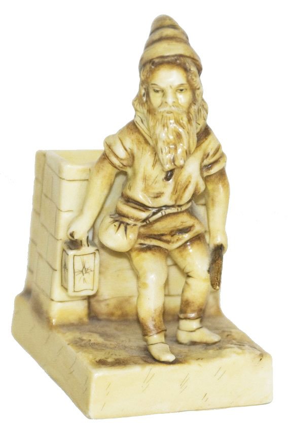 Bohne Porcelain Dwarf Match Holder Striker Figure (1 of 2)