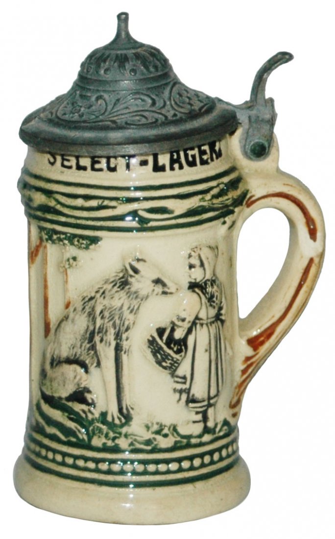 Red Riding Hood Tivolla Lager Advertising Stein (1 of 1)