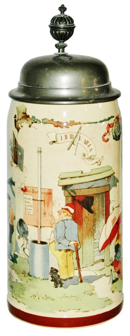2L Man at Beer Barometer Mettlach Stein (1 of 1)
