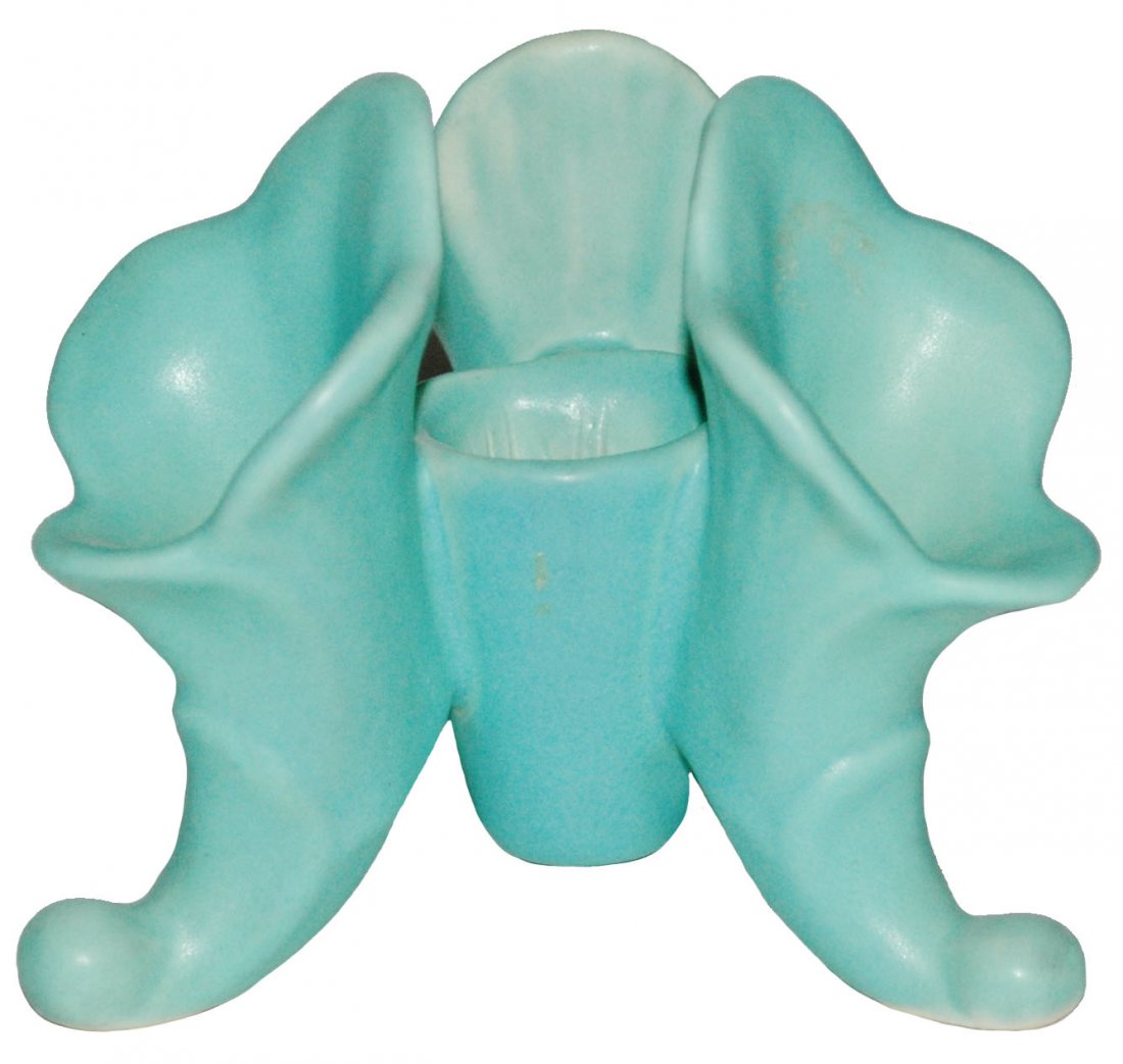 Van Briggle Horn of Plenty Triple Vase (1 of 1)