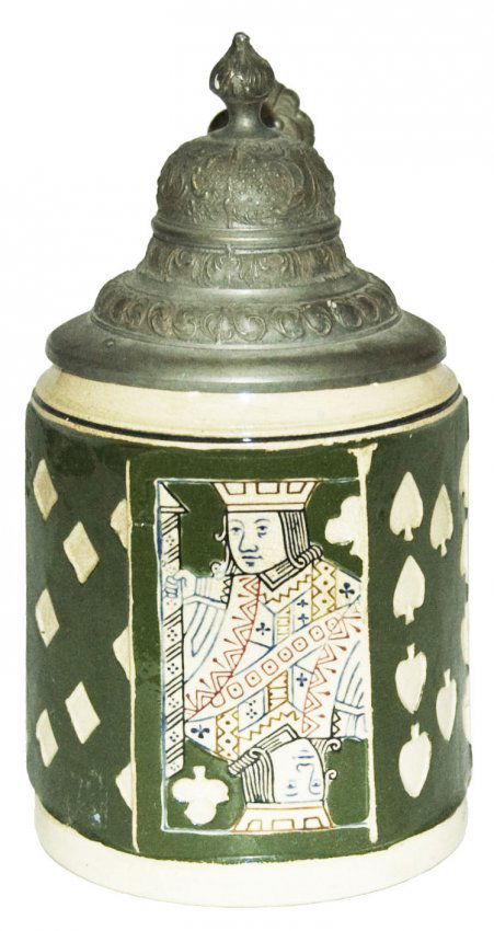 6 Sided Playing Cards Etched Hanke Stein (1 of 1)