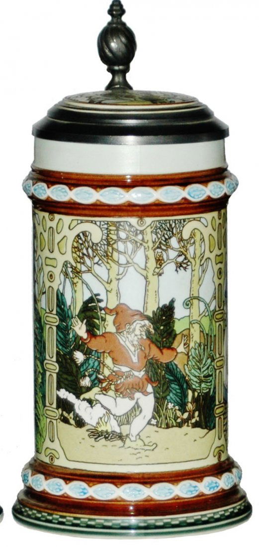 Modern Mettlach Fairy Tales Characters Stein (1 of 1)