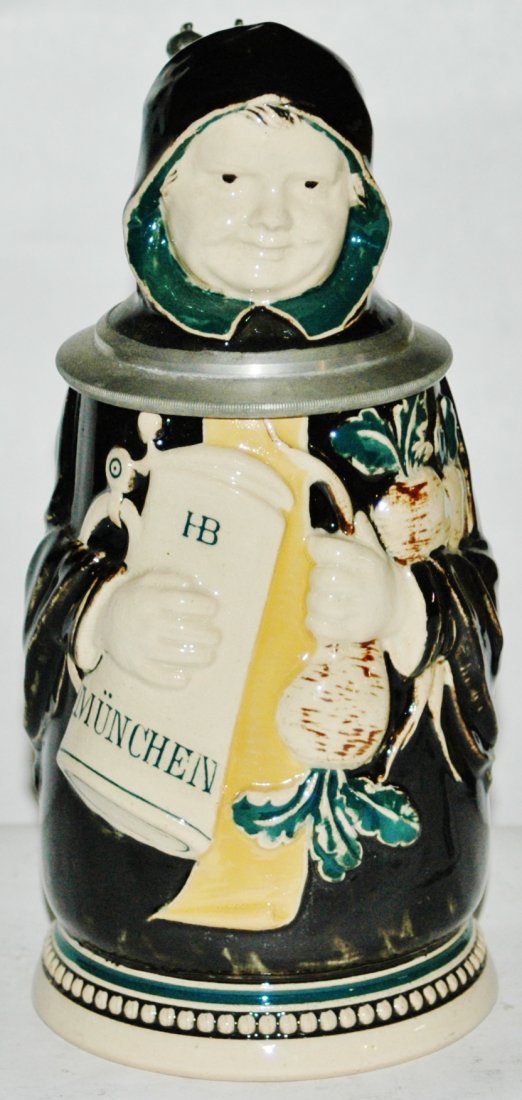 Character Stein 1/2L Reinemann Pottery (1 of 1)