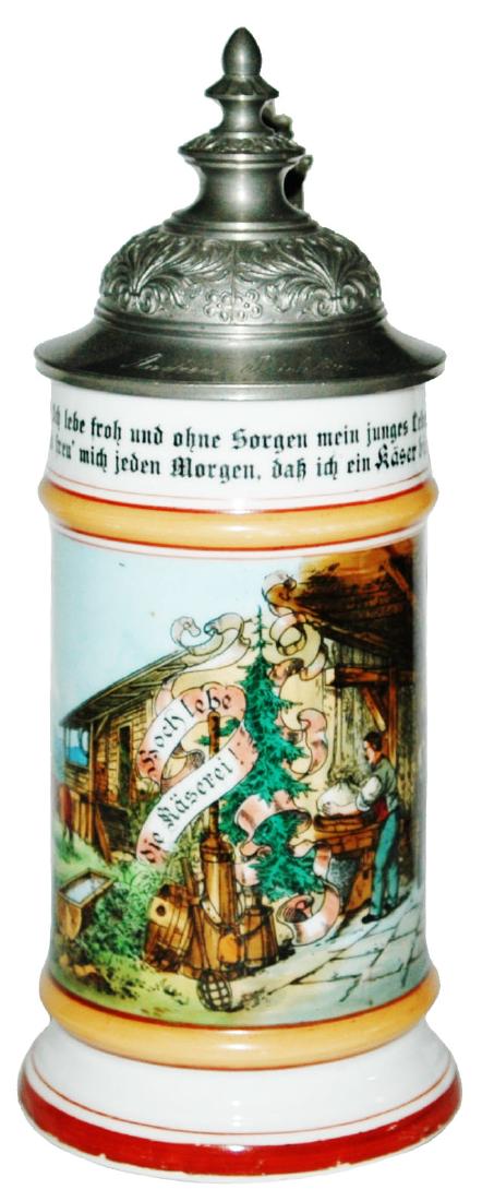 Occupational Cheese Maker Porcelain Stein (1 of 2)