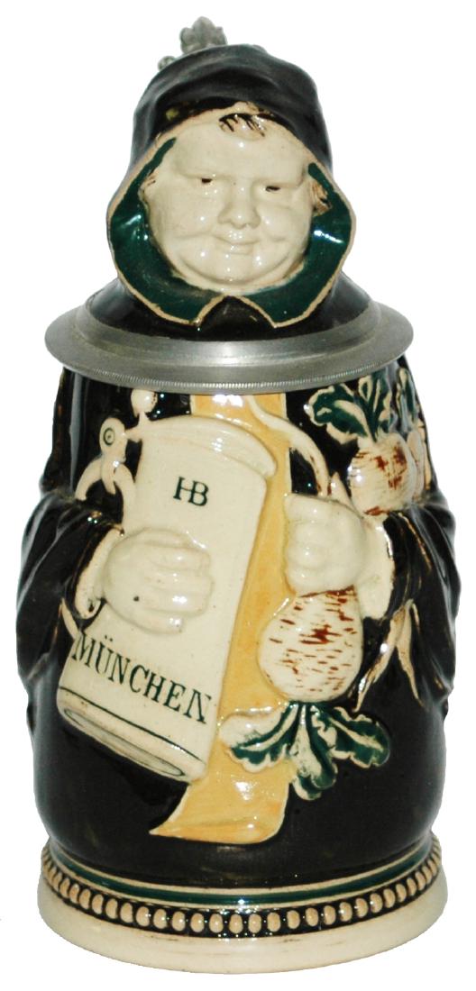 1/4L Munich Child w HB Stein Character Stein (1 of 1)