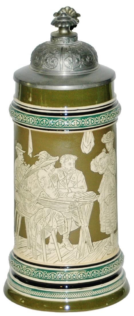 1L Table Scene w Alpine Houses Etched Stein (1 of 1)