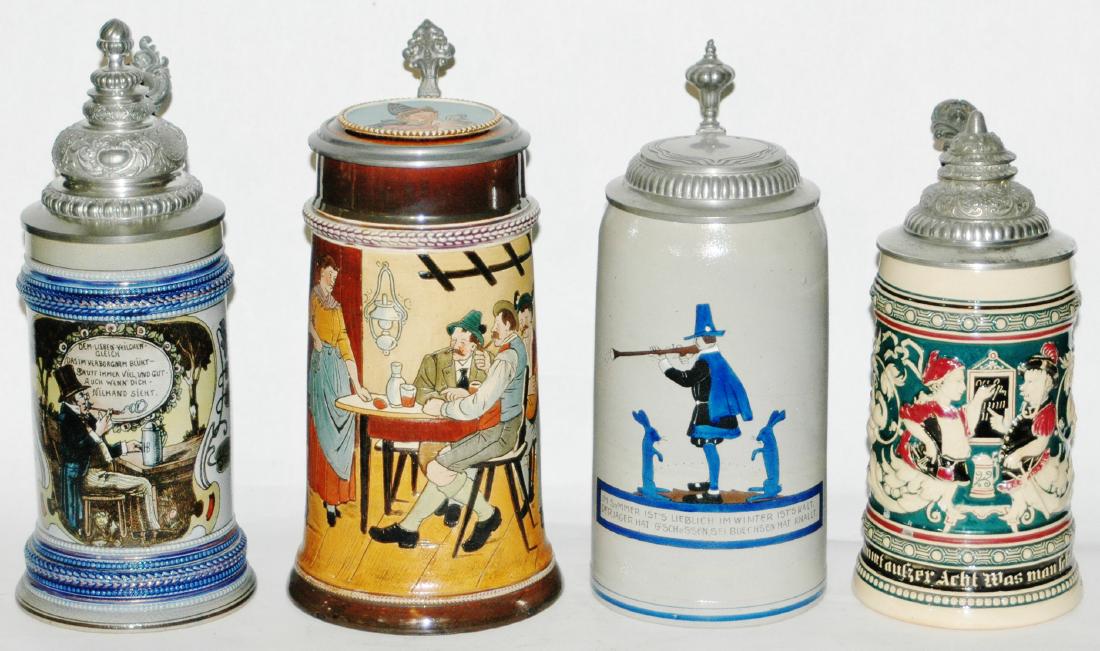 Lot of 4 Steins (1 of 1)