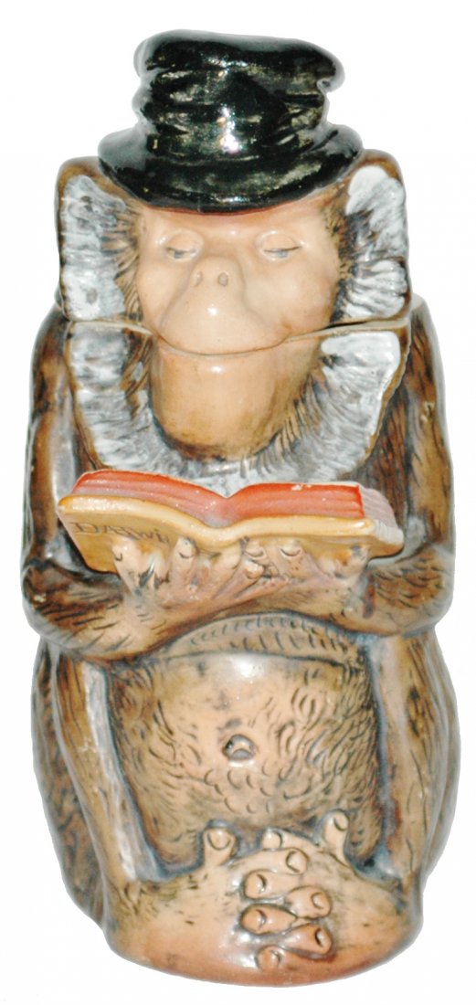 Monkey in Top Hat w Darwin Book Character Stein (1 of 1)