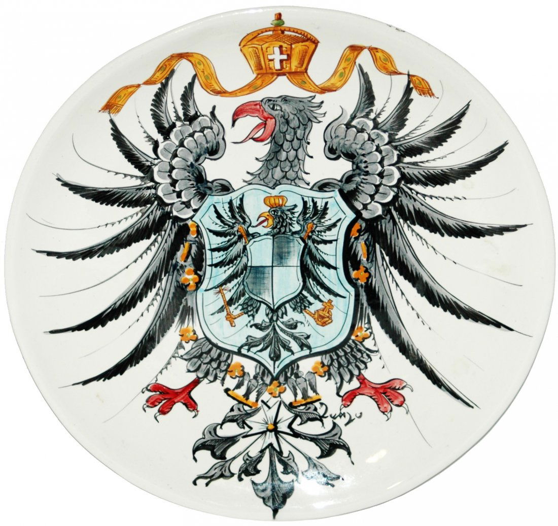Eagle beneath Crown w Shield Plaque (1 of 1)