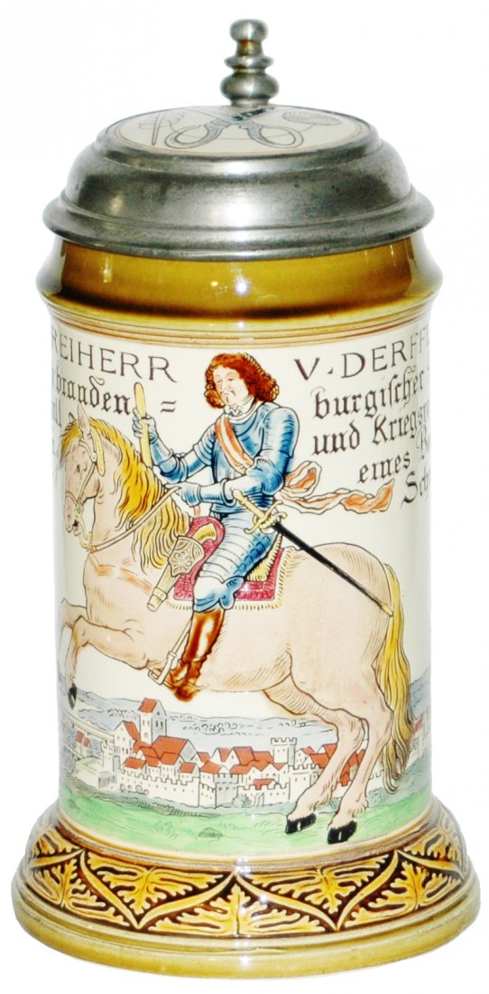 Mettlach Taylor Occupational Etched Stein w Inlay (1 of 1)