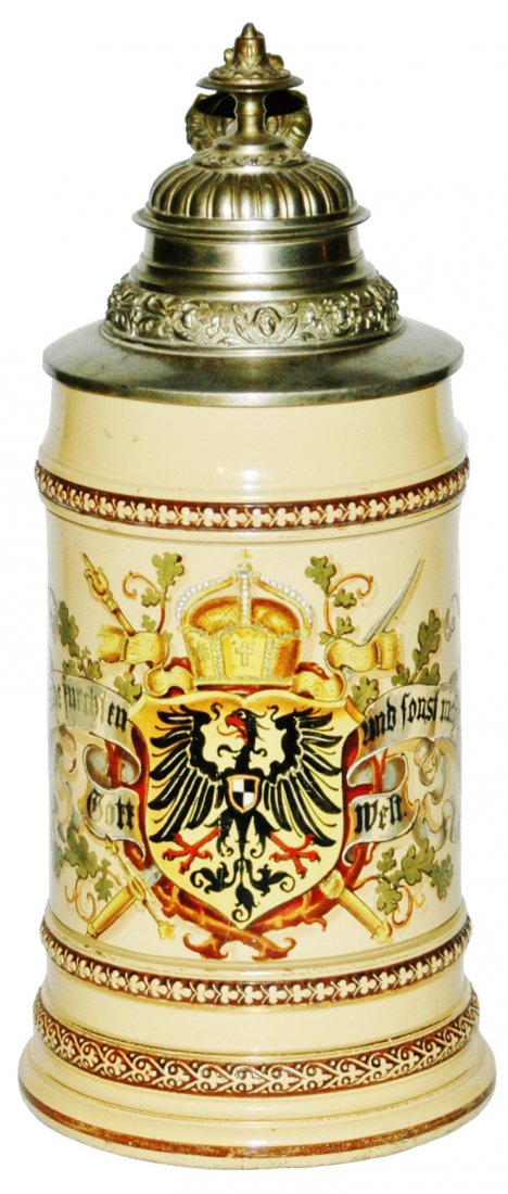 Mettlach Eagle in Shield Stein (1 of 1)