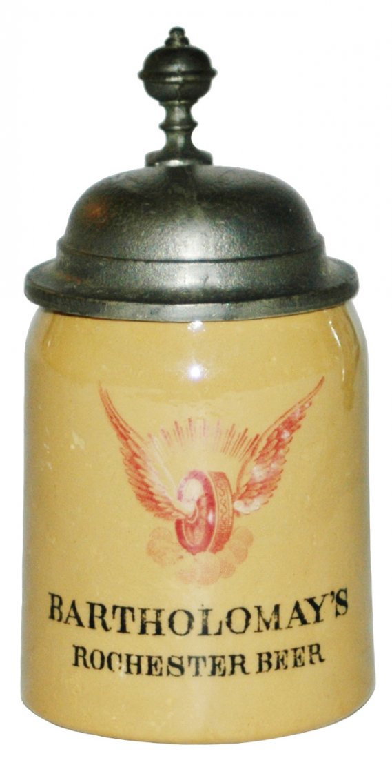 Mettlach 1/16L Bartholomay's NY Brewery Mini Stein (1 of 2)