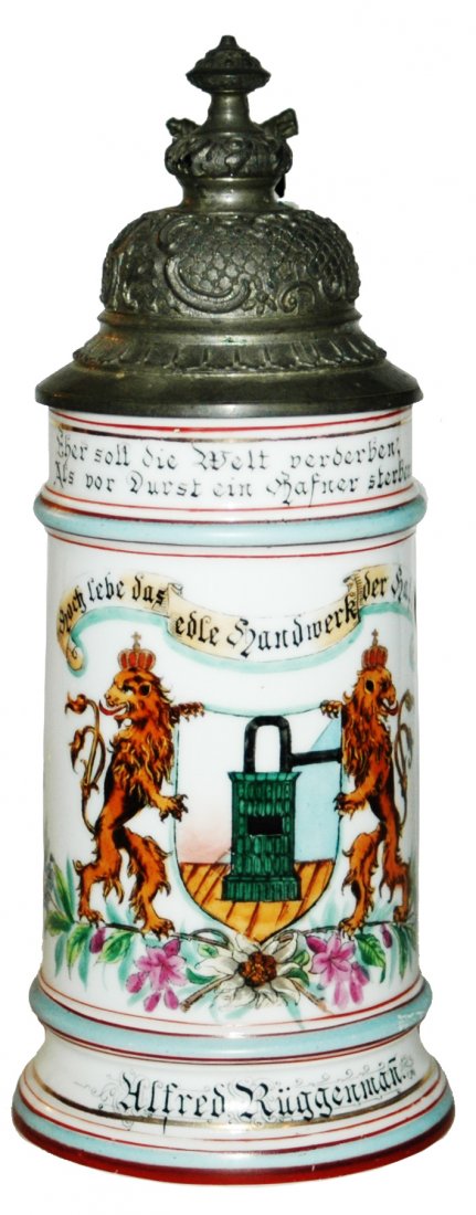 Rare Occupational Stove Maker Stein w Munich Child (1 of 3)