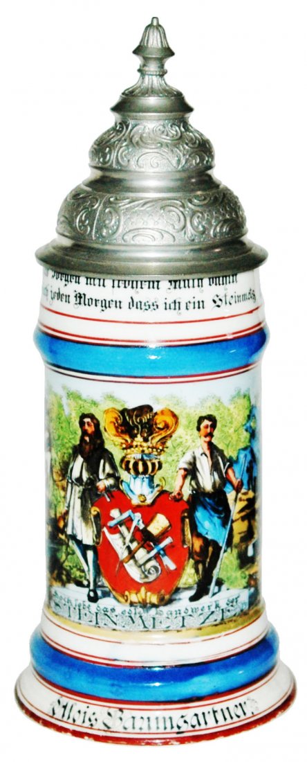 Occupational Stonemason Mason Porcelain Stein (1 of 1)