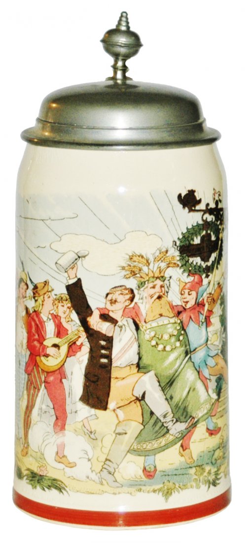 Mettlach Gambrinus & Friends Parade Stein (1 of 3)