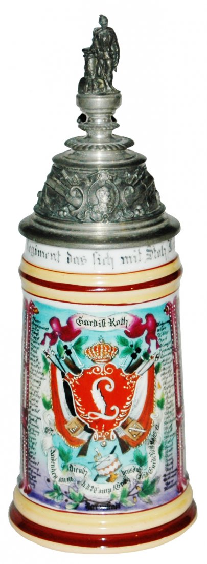 Hess Inft 115 Regimental Stein 1895 (1 of 4)
