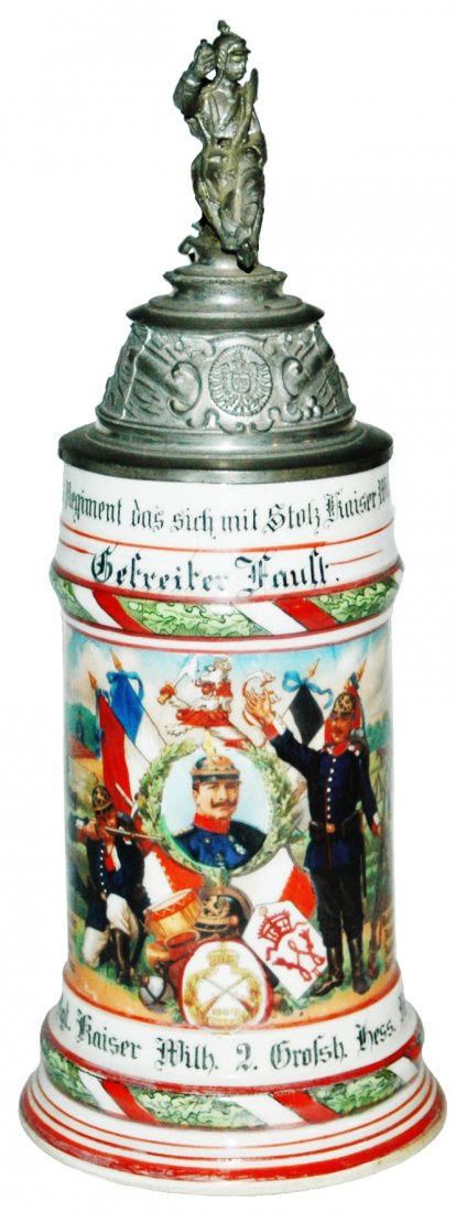 Hess Nr. 116 Regimental Stein Kaisers Manuevers (1 of 4)