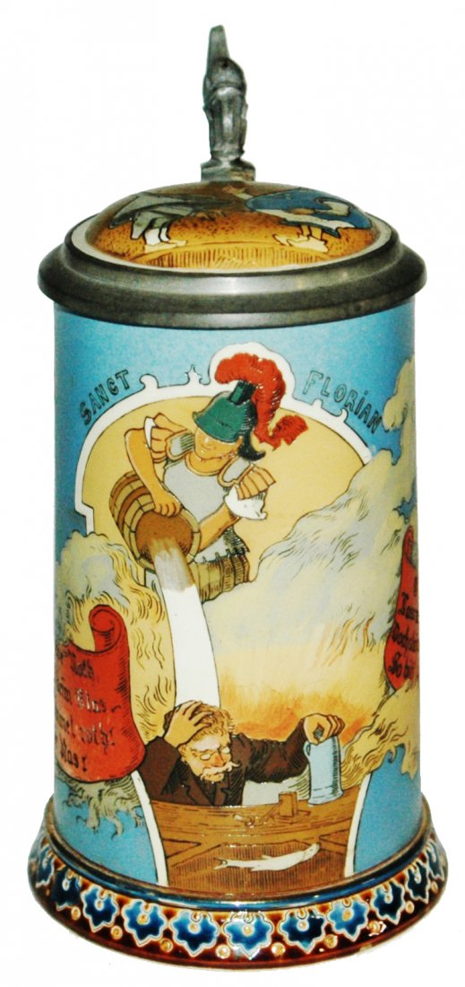 St Florian Schlitt Mettlach Stein w Inlay (1 of 4)