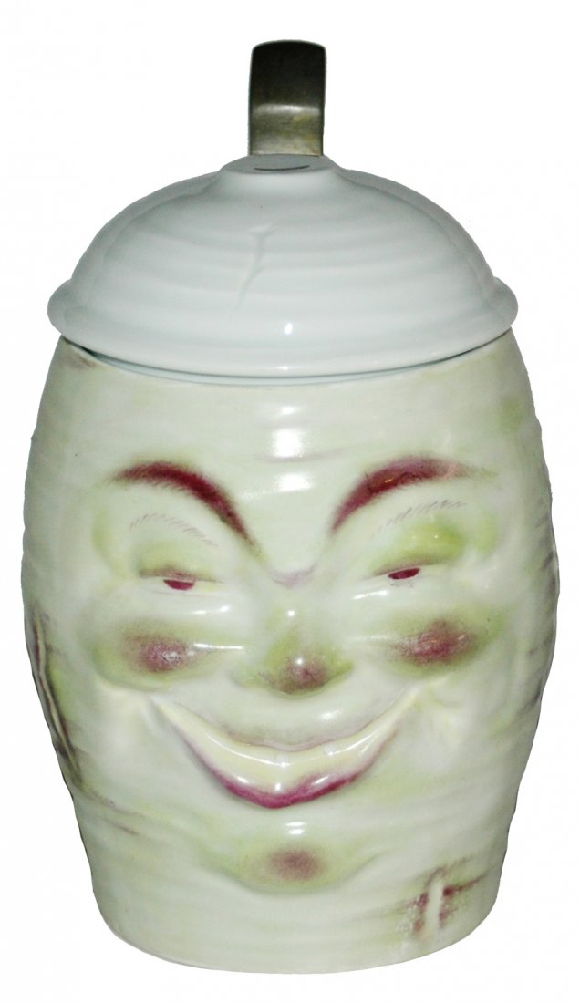 Meissen Porcelain Happy Radish Character Stein (1 of 1)