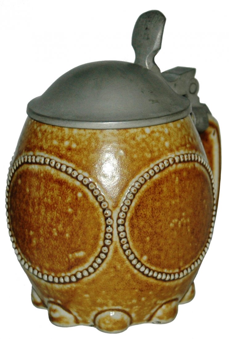 Art Nouveau Stoneware Relief Stein by Wynand (1 of 1)