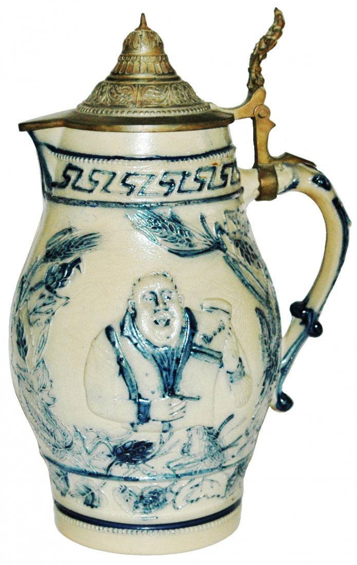 Whites Utica 1-1/2L Stoneware Stein (1 of 2)