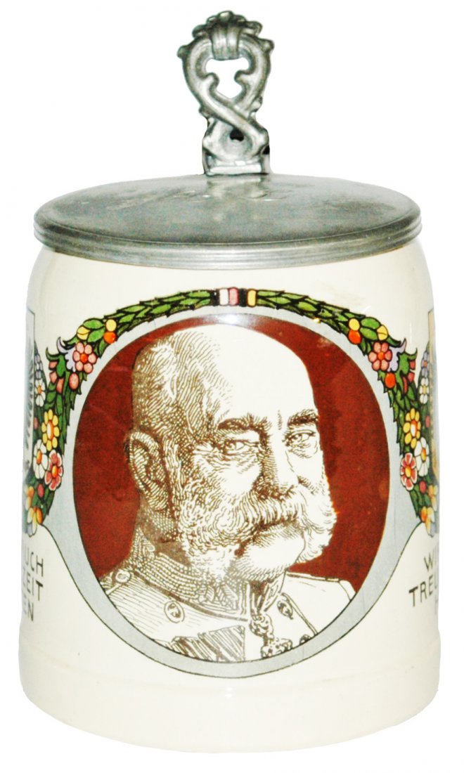 Mettlach Austrian & German Eagle Alliance Stein (1 of 3)