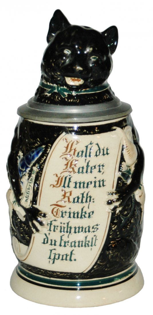 Black Cat w Verse Character Stein (1 of 3)