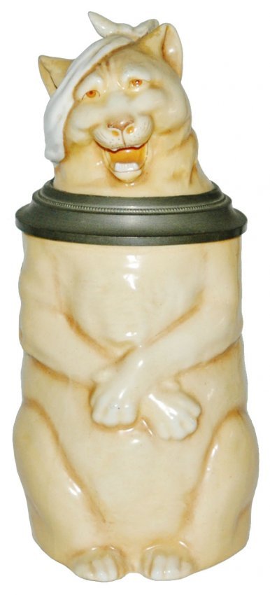 Cat w Hangover Schierholz Character Stein (1 of 1)